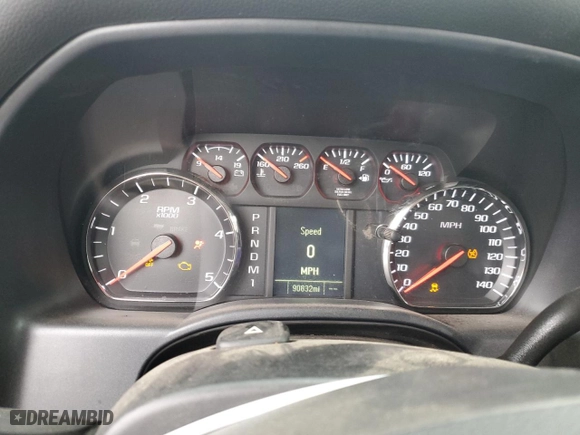 2016 Chevrolet Silverado 2500HD Work Truck with VIN 1GC1KUE86GF268045, listed as a Copart auction lot 81326914 with 90,832 mi miles and Salvage Title. Bid and sale history available at carsss.com. Image 9.