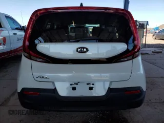 2021 Kia Soul S with VIN KNDJ23AU7M7142909, listed as a Copart auction lot 50317055 with 22,560 mi miles and Salvage Title. Bid and sale history available at DreamBid. Image 6.