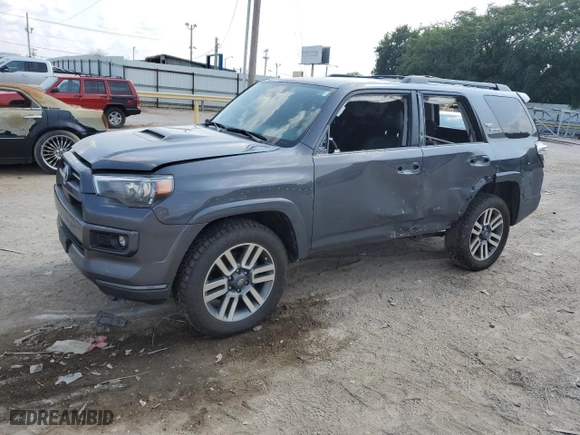 2023 Toyota 4Runner TRD Sport with VIN JTESU5JR1P6150287, listed as a Copart auction lot 64680514 with 31,708 mi miles and Non Repairable. Bid and sale history available at carsss.com. Image 1.