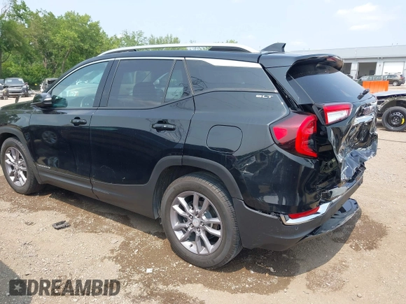 2022 GMC Terrain SLT with VIN 3GKALPEV6NL113491, listed as a IAAI auction lot 42450995 with 28,713 mi miles and . Bid and sale history available at DreamBid. Image 3.
