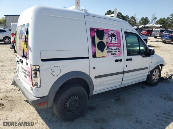 2011 Ford Transit Connect XL with VIN NM0LS7CN7BT071248, listed as a Copart auction lot 50598675 with 145,466 mi miles and Salvage Title. Bid and sale history available at carsss.com. Image 3.