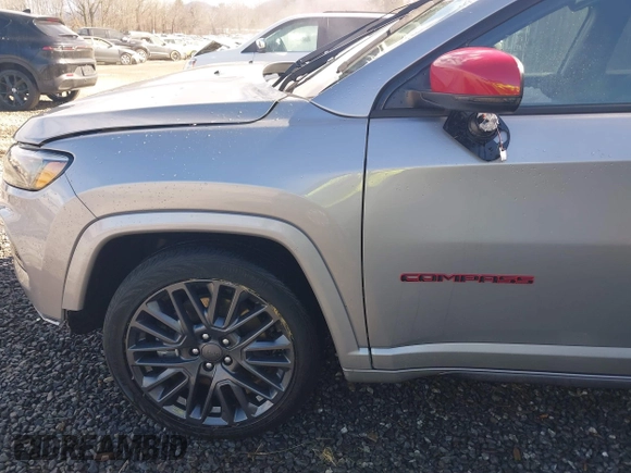 2023 Jeep Compass (RED) Edition with VIN 3C4NJDCN0PT542312, listed as a IAAI auction lot 41267162 with 25,768 mi miles and . Bid and sale history available at carsss.com. Image 20.