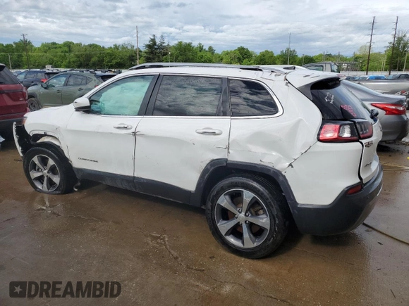 2020 Jeep Cherokee Limited with VIN 1C4PJMDN1LD546120, listed as a Copart auction lot 55410945 with Not provided miles and Salvage title. Bid and sale history available at DreamBid. Image 2.