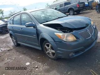 2007 Pontiac Vibe with VIN 5Y2SL65807Z425418, listed as a IAAI auction lot 42140976 with 158,855 mi miles. Bid and sale history available at carsss.com. Image 1.