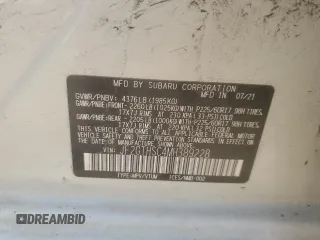 2021 Subaru Crosstrek Special Sports with VIN JF2GTHSC4MH389228, listed as a Copart auction lot 57715125 with 80,283 mi miles and Salvage title. Bid and sale history available at DreamBid. Image 13.
