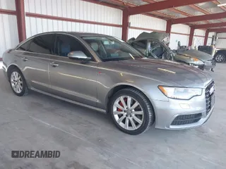 2012 Audi A6 3.0T Prestige with VIN WAUHGAFC6CN080091, listed as a IAAI auction lot 41964023 with 166,334 mi miles. Bid and sale history available at carsss.com. Image 1.