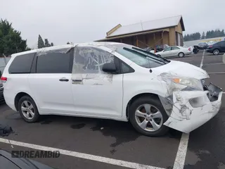 2012 Toyota Sienna with VIN 5TDZK3DCXCS271365, listed as a IAAI auction lot 38121628 with 101,756 mi miles and . Bid and sale history available at DreamBid. Image 12.