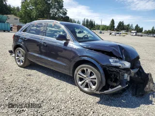 2015 Audi Q3 Prestige with VIN WA1GFCFS3FR004159, listed as a Copart auction lot 59004365 with 114,389 mi miles and Salvage title. Bid and sale history available at DreamBid. Image 4.