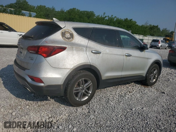 2017 Hyundai Santa Fe 2.4L z VIN 5XYZTDLB5HG403447, wystawiony jako Copart lot #59773385 z przebiegiem 87 754 mil mil oraz Czysty tytuł • Clean title. Historia ofert i sprzedaży dostępna na DreamBid. Obrazek 3.