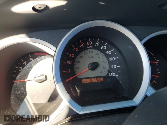 2005 Toyota Tacoma PreRunner with VIN 5TEKU72N75Z020039, listed as a Copart auction lot 46222845 with 106,820 mi miles and Salvage Title. Bid and sale history available at carsss.com. Image 9.