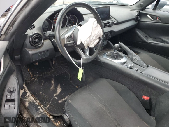 2021 Mazda MX-5 Miata Sport with VIN JM1NDAB79M0454876, listed as a Copart auction lot 82086434 with 74,035 mi miles and Salvage title. Bid and sale history available at DreamBid. Image 8.