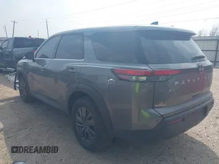 2023 Nissan Pathfinder S with VIN 5N1DR3AC0PC205758, listed as a IAAI auction lot 41796997 with 37,062 mi miles and . Bid and sale history available at DreamBid. Image 3.