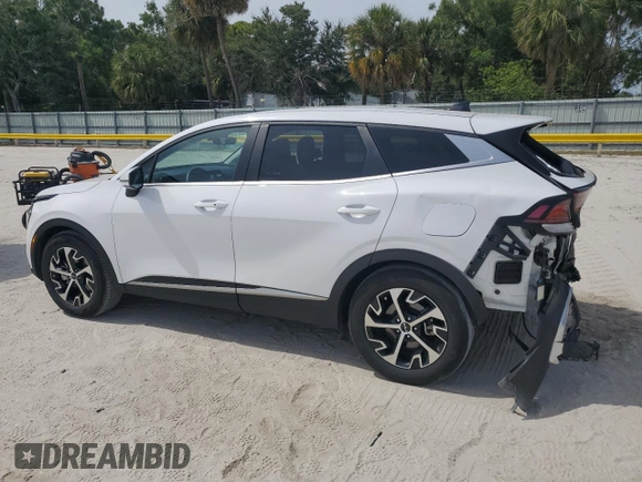 2023 Kia Sportage EX with VIN 5XYK33AF1PG129633, listed as a Copart auction lot 54018815 with 17,620 mi miles and Salvage Title. Bid and sale history available at carsss.com. Image 2.