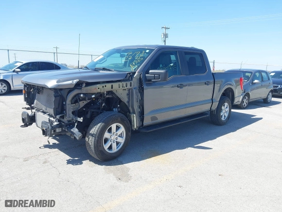 2023 Ford F-150 XL with VIN 1FTFW1E87PKE03582, listed as a IAAI auction lot 41982735 with 30,007 mi miles. Bid and sale history available at carsss.com. Image 18.