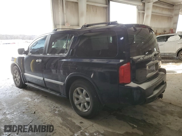 2007 Infiniti QX56 with VIN 5N3AA08C47N802650, listed as a Copart auction lot 45117695 with 218,047 mi miles and Salvage Title. Bid and sale history available at carsss.com. Image 2.
