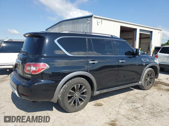 2017 Nissan Armada Platinum с VIN JN8AY2NE2H9701177, выставлен на аукционе Copart как лот 58912495 с пробегом 149 949 миль миль и Списание • Salvage title. История ставок и продаж доступна на DreamBid. Изображение 3.