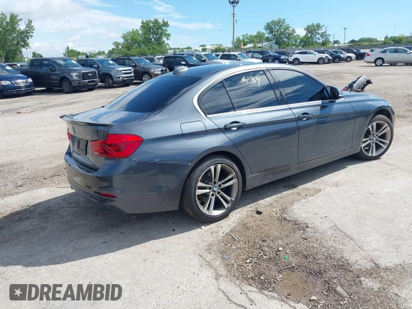 2018 BMW 3 Series 330i xDrive with VIN WBA8D9G52JNU73073, listed as a IAAI auction lot 42616134 with 93,048 mi miles and . Bid and sale history available at DreamBid. Image 4.