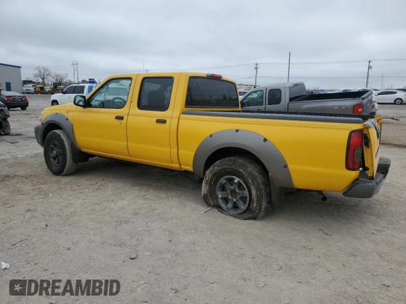 2002 Nissan Frontier XE with VIN 1N6ED29X72C389062, listed as a Copart auction lot 50712195 with 212,403 mi miles and Salvage title. Bid and sale history available at DreamBid. Image 2.