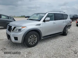 2020 Nissan Armada SL z VIN JN8AY2ND0L9105145, wystawiony jako Copart lot #54549155 z przebiegiem 118 991 mil mil oraz Szkoda całkowita • Salvage title. Historia ofert i sprzedaży dostępna na DreamBid. Obrazek 1.