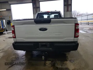2022 Ford F-150 XL with VIN 1FTMF1CB8NKE67908, listed as a Copart auction lot 43898335 with 36,022 mi miles and Salvage Title. Bid and sale history available at carsss.com. Image 6.