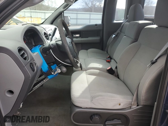 2008 Ford F-150 XL with VIN 1FTRF12W28KE94083, listed as a Copart auction lot 44202045 with 154,396 mi miles and Salvage title. Bid and sale history available at DreamBid. Image 7.