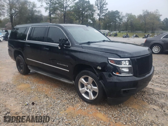 2015 Chevrolet Suburban LT with VIN 1GNSCJKC4FR295886, listed as a Copart auction lot 50192425 with 0 mi miles and Salvage Title. Bid and sale history available at carsss.com. Image 4.