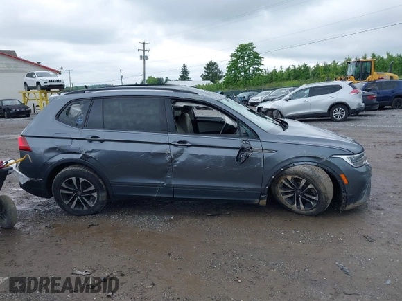 2022 Volkswagen Tiguan S with VIN 3VV1B7AX9NM005125, listed as a IAAI auction lot 42371110 with 94,060 mi miles and . Bid and sale history available at DreamBid. Image 13.