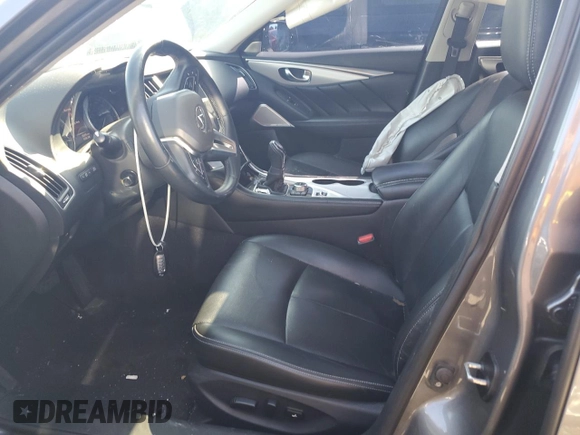 2022 Infiniti Q50 LUXE with VIN JN1EV7BR7NM341197, listed as a Copart auction lot 48691555 with 35,895 mi miles and Salvage Title. Bid and sale history available at carsss.com. Image 7.