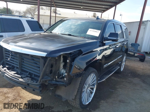 2017 Cadillac Escalade Luxury z VIN 1GYS4BKJ1HR201261, wystawiony jako IAAI lot #41764863 z przebiegiem 125 101 mil mil oraz . Historia ofert i sprzedaży dostępna na DreamBid. Obrazek 2.