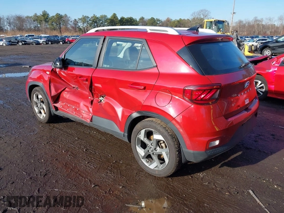 2022 Hyundai Venue Limited with VIN KMHRC8A30NU151809, listed as a IAAI auction lot 41083958 with 67,417 mi miles and . Bid and sale history available at DreamBid. Image 3.