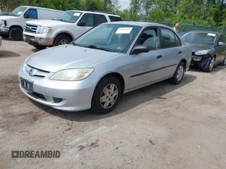 2005 Honda Civic VP with VIN 1HGES16395L004272, listed as a IAAI auction lot 42081185 with 190,587 mi miles and . Bid and sale history available at DreamBid. Image 2.