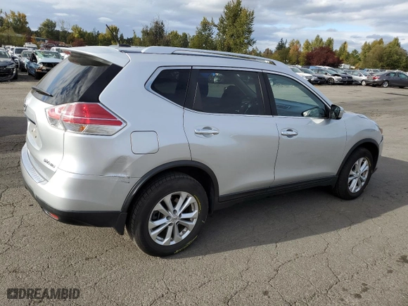 2015 Nissan Rogue S with VIN KNMAT2MV0FP550215, listed as a Copart auction lot 76208594 with 110,270 mi miles and Salvage Title. Bid and sale history available at carsss.com. Image 3.