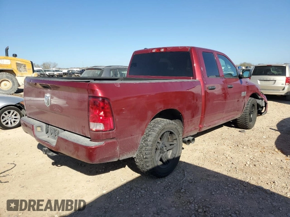 2015 Ram 1500 Tradesman with VIN 1C6RR6FG1FS709576, listed as a Copart auction lot 86763944 with 127,636 mi miles and Salvage title. Bid and sale history available at DreamBid. Image 3.