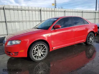 2008 Audi A4 2.0T with VIN WAUDF78E08A030157, listed as a Copart auction lot 48766265 with 192,380 mi miles and Salvage Title. Bid and sale history available at carsss.com. Image 1.