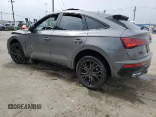2023 Audi SQ5 Sportback Prestige with VIN WA134AFY1P2021694, listed as a Copart auction lot 57424484 with Not Provided miles and Salvage Title. Bid and sale history available at DreamBid. Image 2.