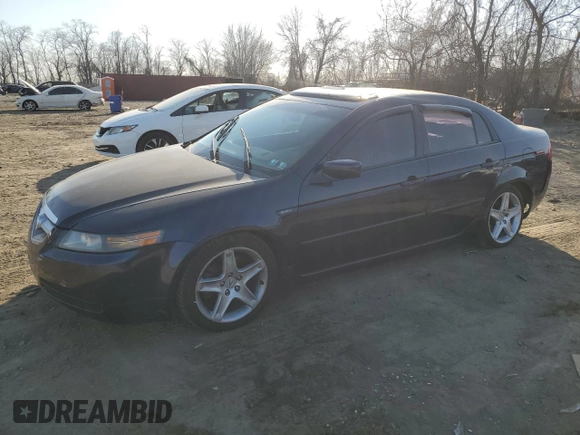 2006 Acura TL with VIN 19UUA66296A014252, listed as a Copart auction lot 48910725 with 259,371 mi miles and Salvage Title. Bid and sale history available at carsss.com. Image 1.