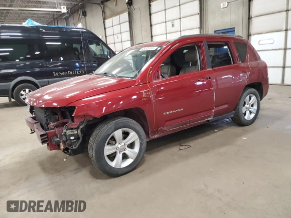 2015 Jeep Compass High Altitude Edition with VIN 1C4NJDEB4FD121703, listed as a Copart auction lot 48828065 with 126,805 mi miles and Salvage Title. Bid and sale history available at carsss.com. Image 1.
