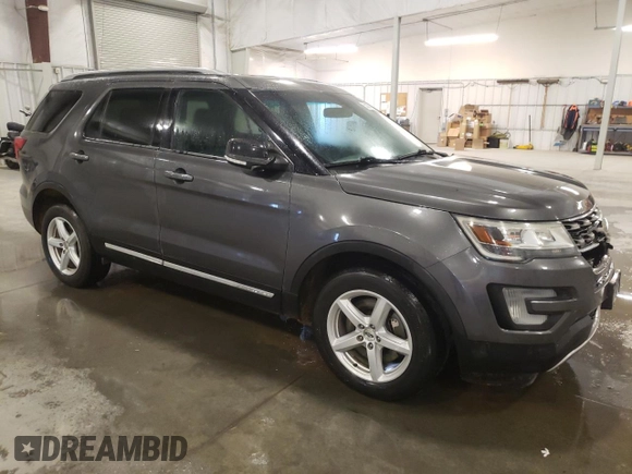 2016 Ford Explorer XLT with VIN 1FM5K8D87GGB50523, listed as a Copart auction lot 53870605 with 164,750 mi miles and Salvage Title. Bid and sale history available at carsss.com. Image 4.