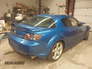 2004 Mazda RX-8 with VIN JM1FE17N240139216, listed as a IAAI auction lot 41581733 with 110,151 mi miles. Bid and sale history available at carsss.com. Image 4.