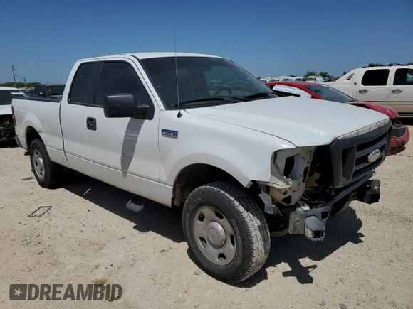 2008 Ford F-150 STX with VIN 1FTRX12W18KE99286, listed as a Copart auction lot 52509345 with Not Provided miles and Salvage Title. Bid and sale history available at carsss.com. Image 4.