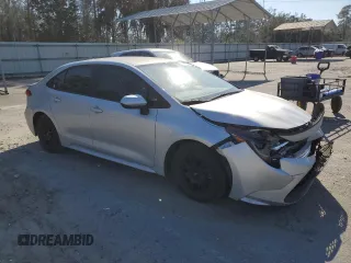 2020 Toyota Corolla L with VIN 5YFDPRAE3LP110093, listed as a Copart auction lot 47163535 with 80,139 mi miles and Salvage Title. Bid and sale history available at DreamBid. Image 4.