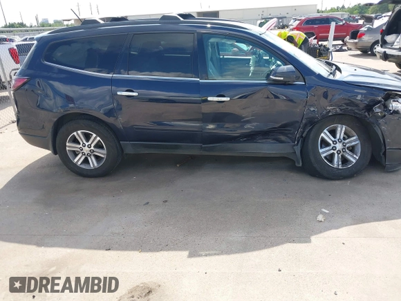 2015 Chevrolet Traverse LT with VIN 1GNKRHKD4FJ296745, listed as a IAAI auction lot 42334324 with 139,386 mi miles and . Bid and sale history available at DreamBid. Image 13.