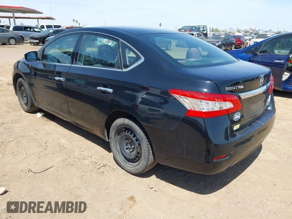 2014 Nissan Sentra S with VIN 3N1AB7AP1EL674190, listed as a IAAI auction lot 41995623 with 146,755 mi miles and . Bid and sale history available at DreamBid. Image 3.