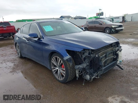 2018 Infiniti Q50 3.0t LUXE with VIN JN1EV7AP6JM360589, listed as a IAAI auction lot 41903402 with 69,371 mi miles. Bid and sale history available at carsss.com. Image 1.