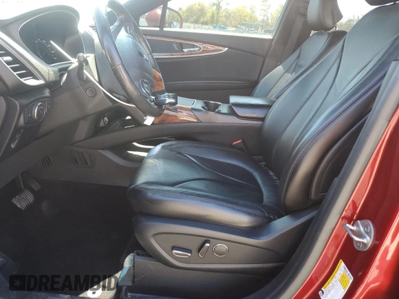 2017 Lincoln MKX Reserve with VIN 2LMPJ6LR2HBL26384, listed as a Copart auction lot 48484255 with 87,253 mi miles and Salvage Title. Bid and sale history available at carsss.com. Image 7.