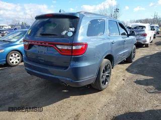 2020 Dodge Durango GT with VIN 1C4RDJDG1LC372863, listed as a IAAI auction lot 41738798 with 30,252 mi miles and . Bid and sale history available at DreamBid. Image 4.