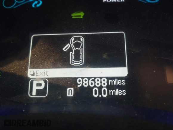 2011 Nissan LEAF SL-e with VIN JN1AZ0CP8BT006992, listed as a IAAI auction lot 41097604 with 98,688 mi miles. Bid and sale history available at carsss.com. Image 15.