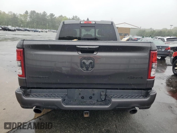 2022 Ram 1500 Big Horn with VIN 1C6SRFBT3NN133071, listed as a Copart auction lot 55748355 with Not provided miles and Salvage title. Bid and sale history available at DreamBid. Image 6.