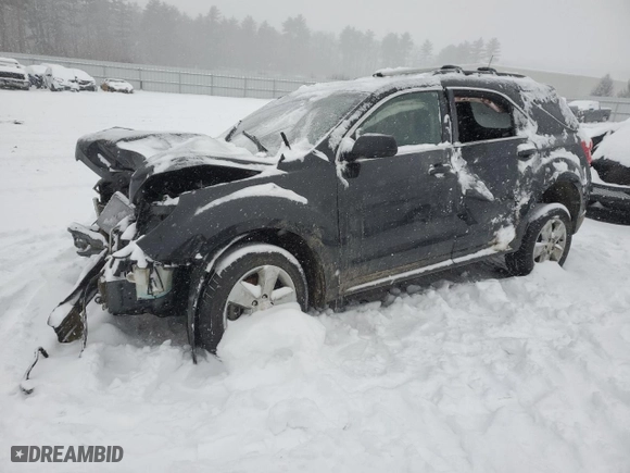 2012 Chevrolet Equinox LT w/1LT with VIN 2GNFLEE59C6264436, listed as a Copart auction lot 44356195 with 156,088 mi miles and Salvage Title. Bid and sale history available at carsss.com. Image 1.