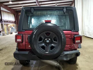 2022 Jeep Wrangler Unlimited Willys Sport with VIN 1C4HJXDN4NW132035, listed as a Copart auction lot 49408695 with 33,245 mi miles and Salvage Title. Bid and sale history available at DreamBid. Image 6.